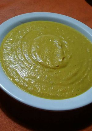 Una foto de Sopa crema de zapallo