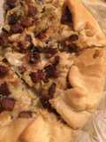 Savory Vegan Tart with Vegan Bacon, Leek, and Zucchini