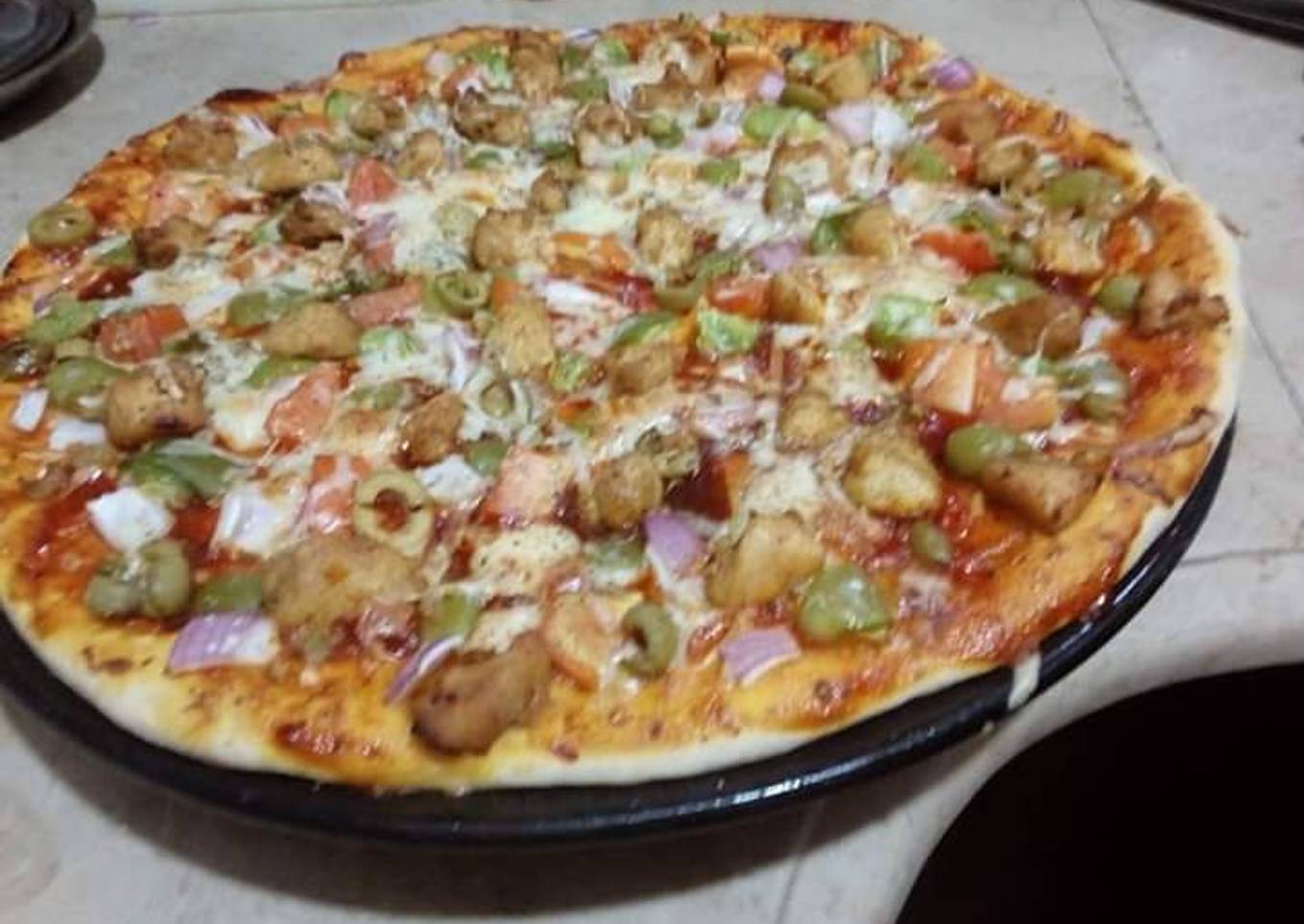 Chicken Tikka pizza