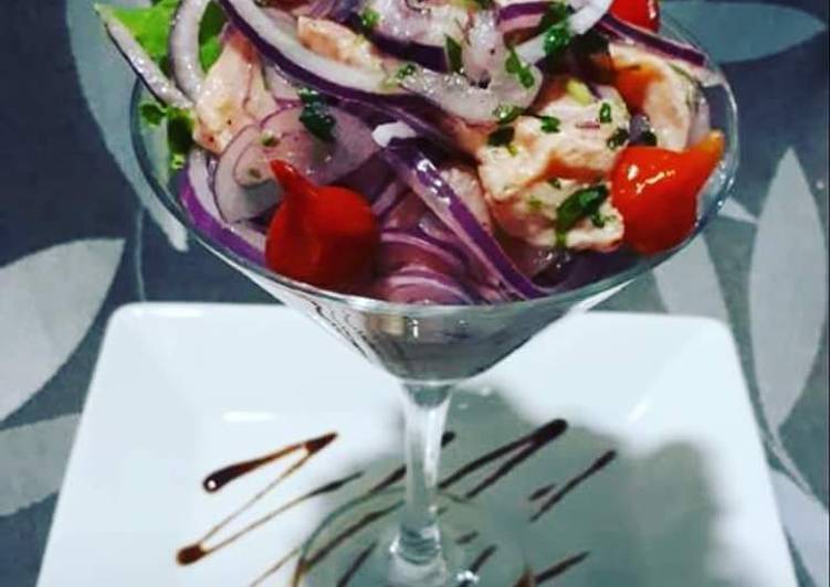 Ceviche de salmão - Tudogosreceitas