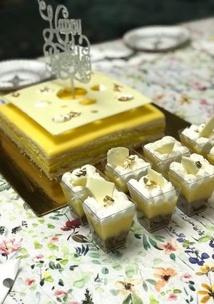 صورة لوصفة أسهل وصفة لكيكة عيد ميلاد 🎂