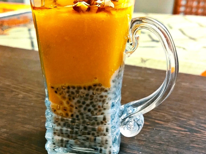 Easy Way Prepare Mango chia pudding the Delicious Really delicious