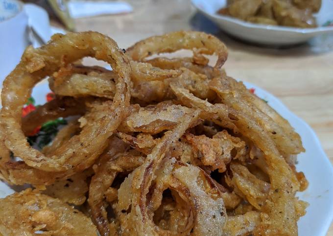 Resep Onion Ring A.k.a Bawang Bombay Oleh Ana Abdina - Cookpad