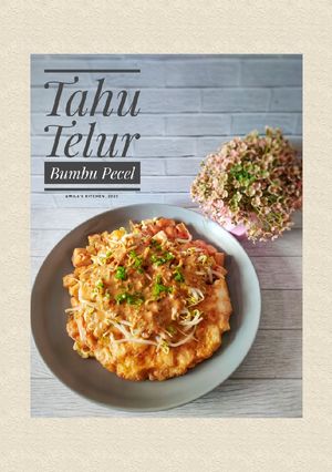 Foto resep Tahu Telur Bumbu Pecel