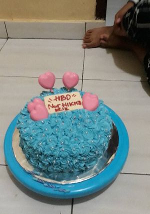 Foto resep Kue ultah Brownies Kukus