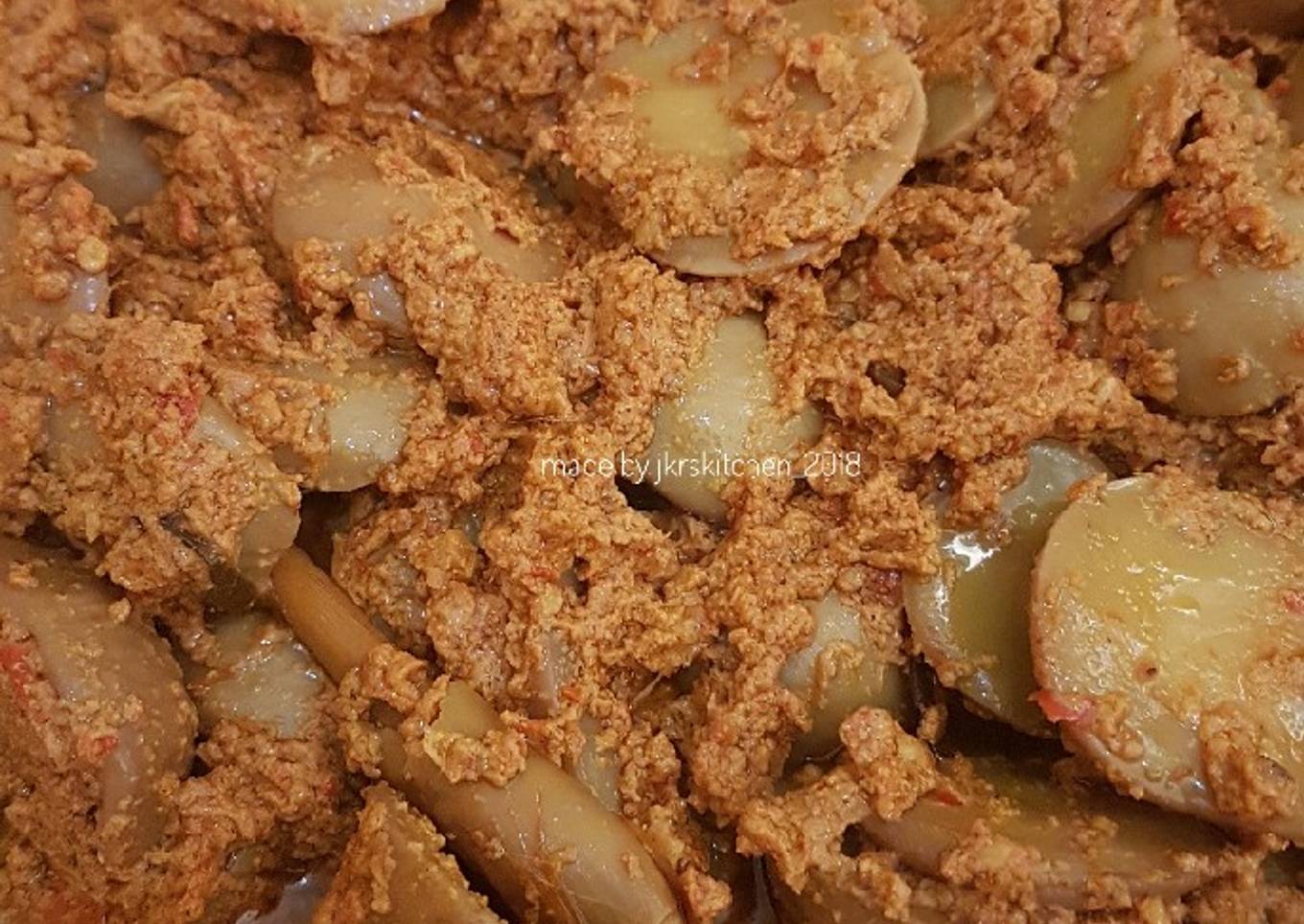 Rendang Jengkol (basah)
