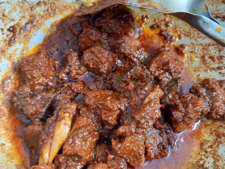 Cara Gampang Membikin Resep Rendang daging sapi (Bumbu Instan indofood) yang Lezat Sekali Anti Ribet, Menggugah Selera