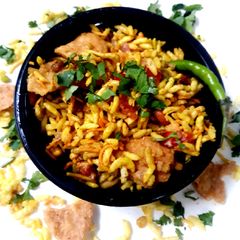 A picture of Murmuri Bhel.