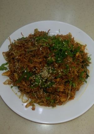 A picture of Chettinad Masala Veg Biryani.
