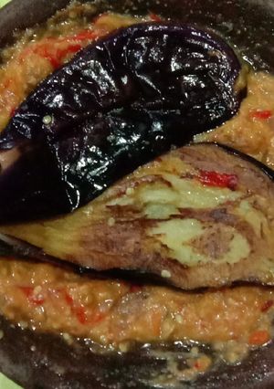 Foto resep Terong Penyet Sambal Kemiri