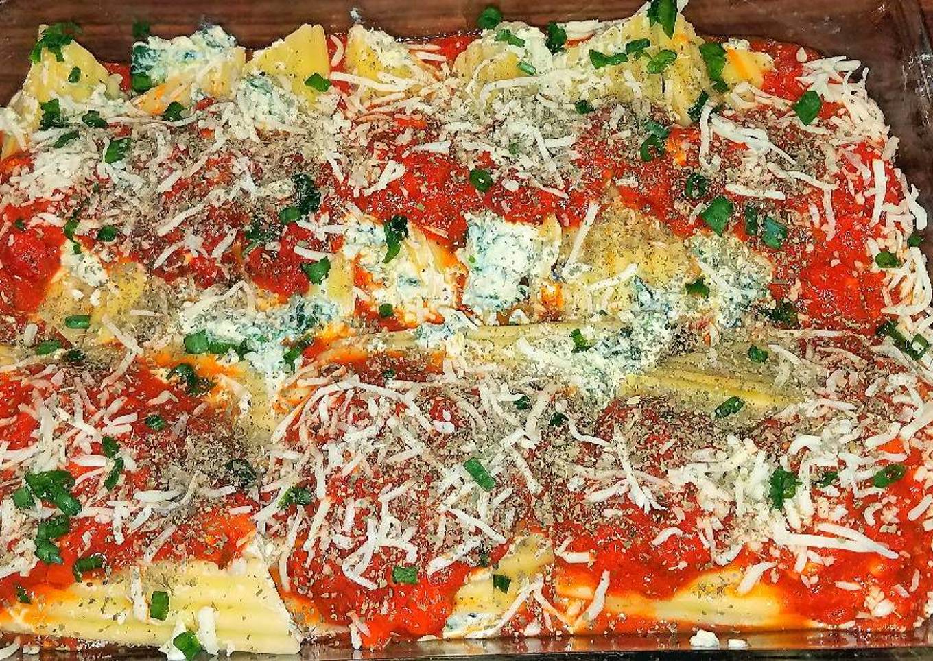 Mike's Stupid EZ Manicotti