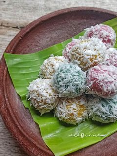 Foto resep 684. Klepon Pelangi