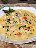 Pineapple curry chicken soup