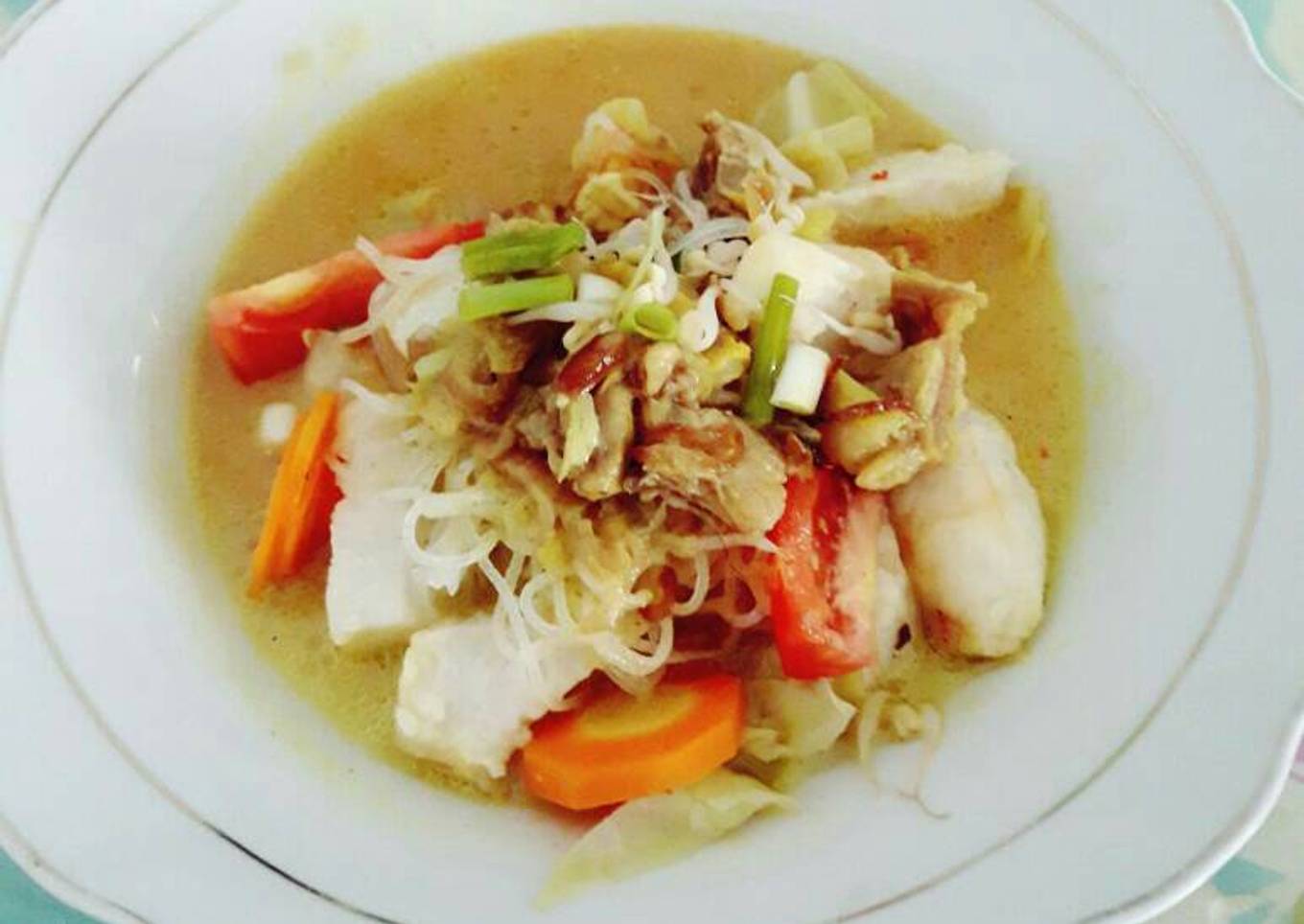Soto santan kuah kuning