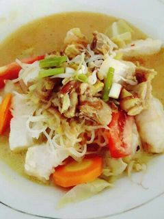 Foto resep Soto santan kuah kuning