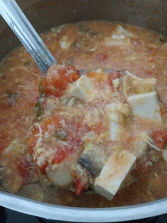Foto resep Tomato Tofu Soup