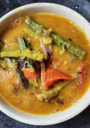 সাম্বার ডাল (sambhar dal recipe in Bengali) রেসিপির প্রধান ছবি