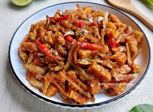 Foto resep Sambel Kering Tempe Dan Ikan Bilis (Teri Tawar)