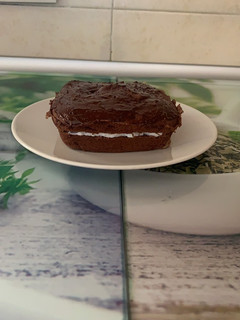 Una foto de Brownie de proteínas