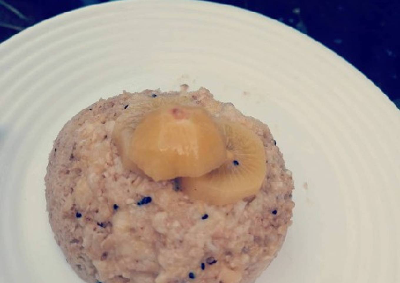 Bowl cake banane kiwi