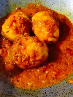 ডিম কষা (dim kosha recipe in Bengali) রেসিপির প্রধান ছবি