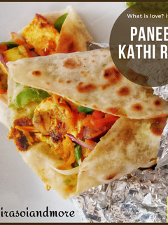 A picture of Paneer Kathi Roll.