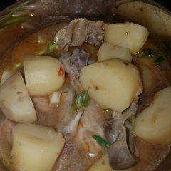 A picture of Chicken pepper soup.