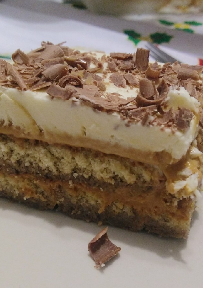 Una foto de Postre de vainillas y dulce de leche