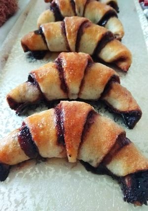Glutén-, tej-, tojásmentes croissant recept fotója