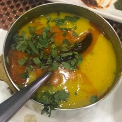 A picture of Yellow dal tadka.