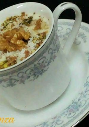 صورة لوصفة مشروب السحلب الساخن بالمكسرات