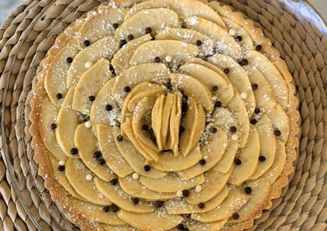 Tarte pommes chocolat