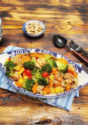 Foto resep Tumis Brokoli udang