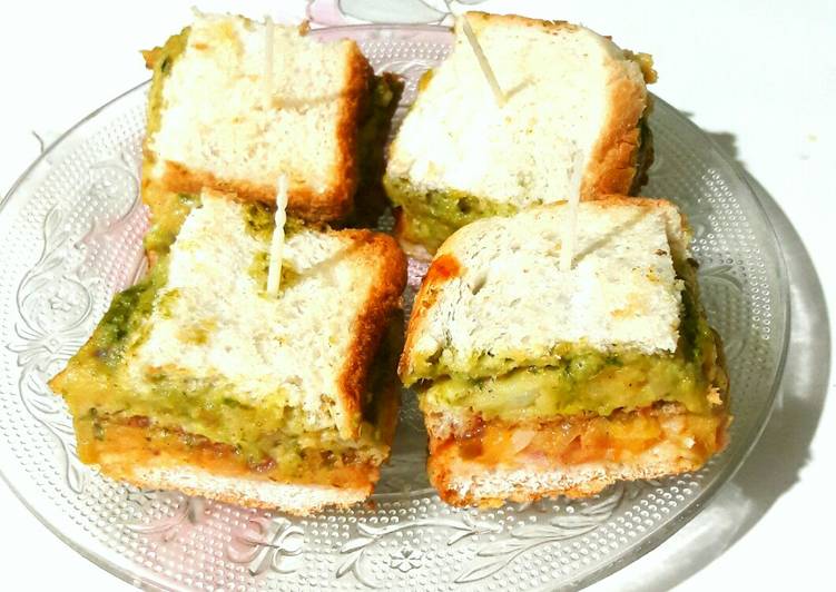 Simple Way to Make Homemade Tripe layer sandwich