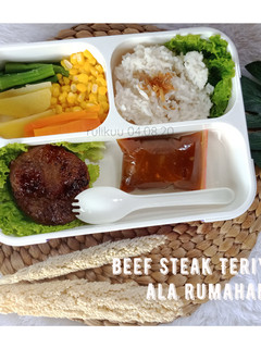 Foto resep Beef steak teriyaki ala rumahan