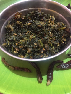 முள்ளங்கி கீரை பொரியல்☘️☘️ செய்முறை முக்கிய புகைப்படம்