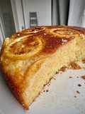 Torta invertida de limón caramelizado
