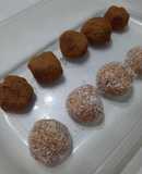 Trufas con mantequilla de maní