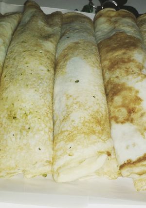 Una foto de Canelones de acelga