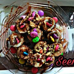 A picture of 🍌crunchy choco banana 🍫🍫.