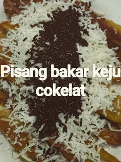 Foto resep Pisang Bakar Teflon Keju Cokelat