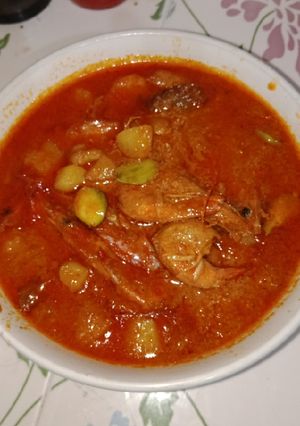 Foto resep Sayur kentang udang santan