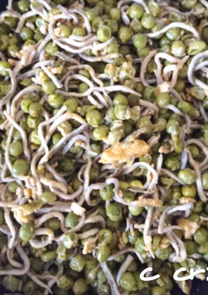 Una foto de Guisantes con gulillas