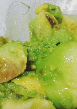 Foto resep Alpukat Mentega Kerok Es (Eat Clean)