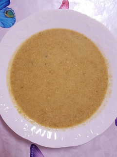 Una foto de Puré de pollo con verduras 😋