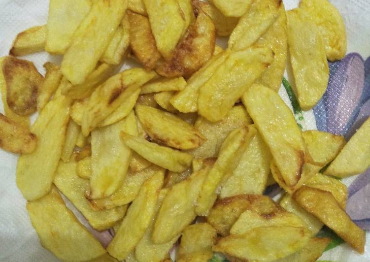 Fried chips Recipe by colo kwanya Cookpad
