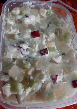 Foto resep Salad buah simple