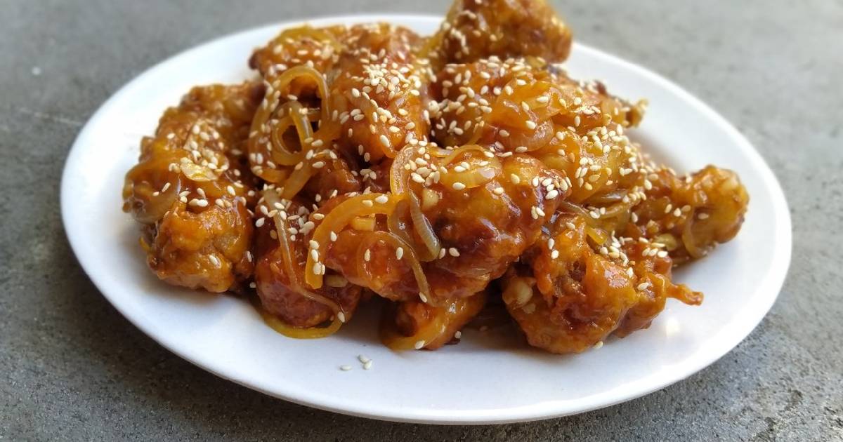 Resep Sweet & Sour Crispy Chicken / Ayam tepung asam manis oleh Mommy