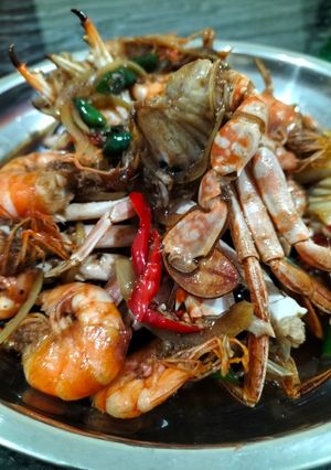 Foto resep Kepiting Udang Saus Lada Hitam