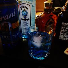 A picture of Bluenose Vodka Water.
